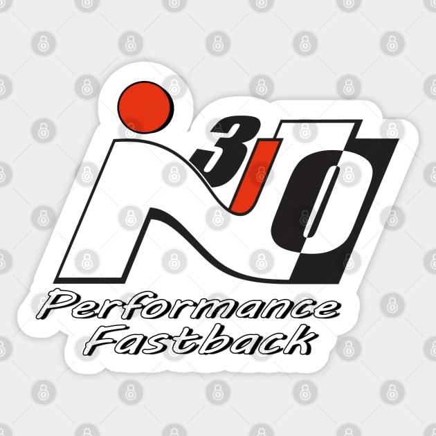 i30 N Performance Fastback (White) Sticker by CarEnthusast